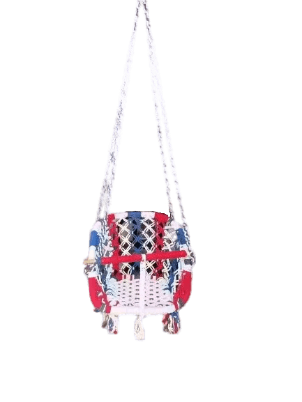 Baby M.V. Cradle – Handwoven Cotton Hanging Swing 1